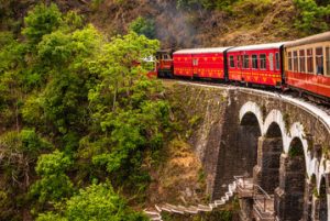 Kalka Shimla toy train view